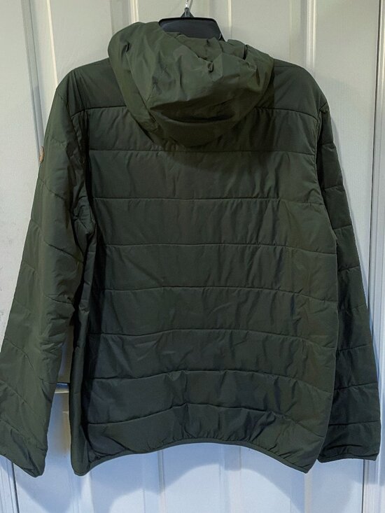 NEW Fjallraven Men Keb Padded Insulated Hoodie Full Zip Jacket NWT Deep Forest M - Picture 15 of 16